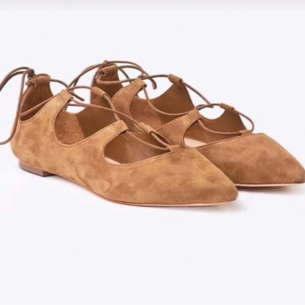 Loeffler Randall Lace Up Ambra Suede